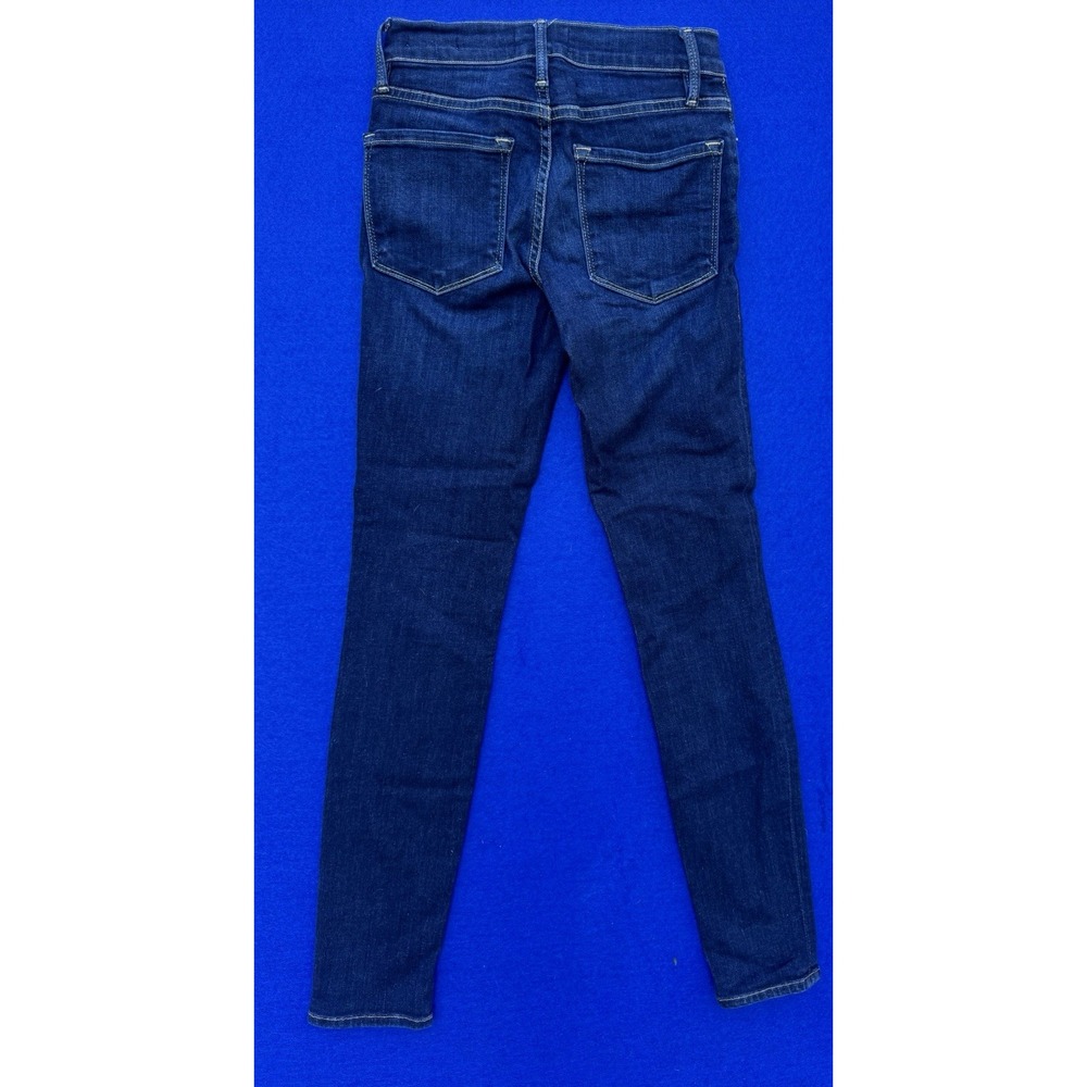 FRAME Le High Skinny Jeans Women's 24 Dark Blue Denim High Rise Stretch